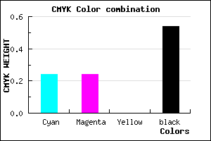 #5A5A76 color CMYK mixer