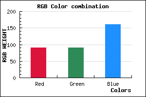 rgb background color #5A5AA0 mixer