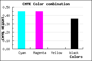 #5A5AA3 color CMYK mixer