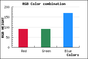 rgb background color #5A5AA9 mixer