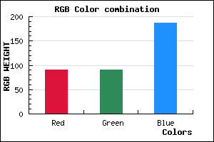 rgb background color #5A5ABB mixer