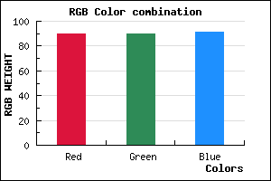rgb background color #5A5A5B mixer