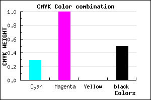 #5B0080 color CMYK mixer