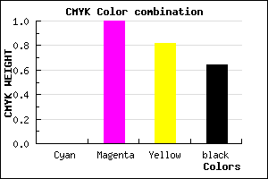 #5B0010 color CMYK mixer
