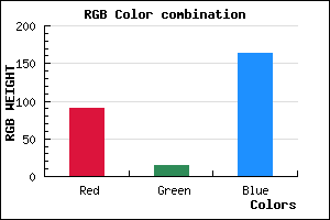 rgb background color #5B0EA4 mixer