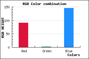 rgb background color #5B0292 mixer