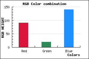 rgb background color #5B148C mixer