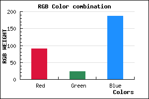 rgb background color #5B17BB mixer