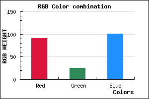 rgb background color #5B1965 mixer