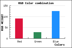rgb background color #5B1D7D mixer