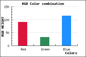 rgb background color #5B2173 mixer