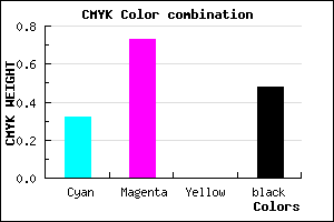 #5B2485 color CMYK mixer