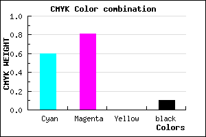 #5B2BE6 color CMYK mixer