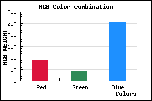 rgb background color #5B2BFD mixer