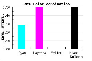 #5B3F7F color CMYK mixer