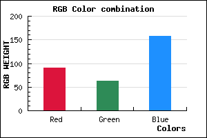 rgb background color #5B3F9D mixer