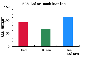 rgb background color #5B436F mixer