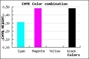 #5B4584 color CMYK mixer