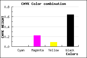 #5B4753 color CMYK mixer