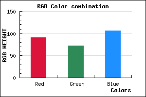 rgb background color #5B486A mixer