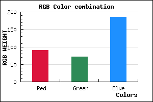 rgb background color #5B48BA mixer