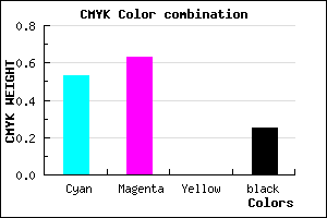 #5B48C0 color CMYK mixer
