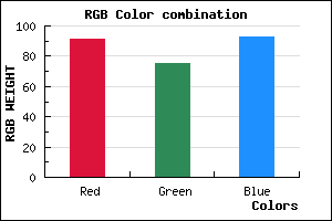 rgb background color #5B4B5D mixer