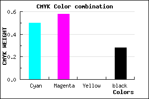 #5B4CB7 color CMYK mixer