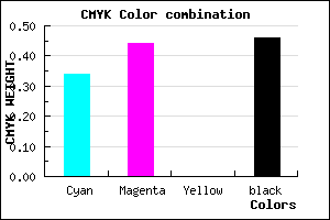 #5B4D89 color CMYK mixer