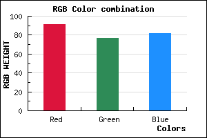 rgb background color #5B4D52 mixer
