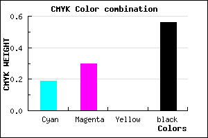 #5B4E70 color CMYK mixer