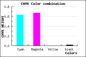 #5B51F9 color CMYK mixer
