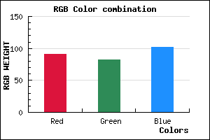 rgb background color #5B5266 mixer