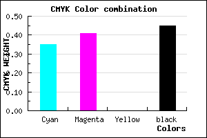 #5B538D color CMYK mixer