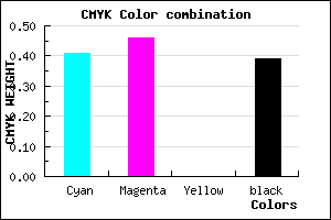 #5B539B color CMYK mixer