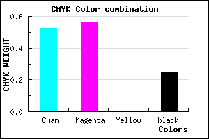 #5B53BE color CMYK mixer