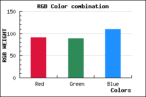 rgb background color #5B596D mixer