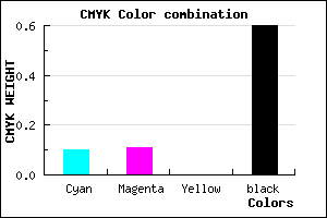 #5B5A65 color CMYK mixer