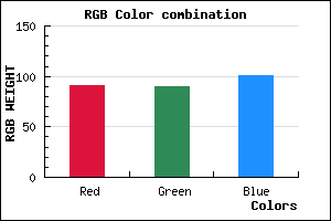 rgb background color #5B5A65 mixer