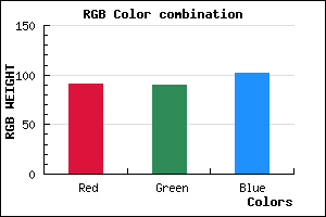rgb background color #5B5A66 mixer