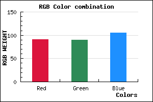 rgb background color #5B5A69 mixer