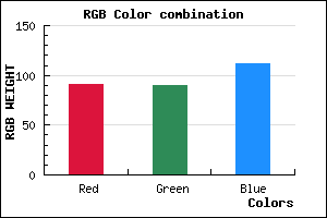 rgb background color #5B5A70 mixer