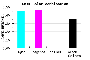 #5B5AA6 color CMYK mixer