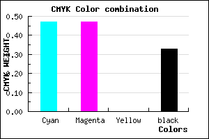 #5B5AAB color CMYK mixer