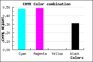 #5B5AAF color CMYK mixer