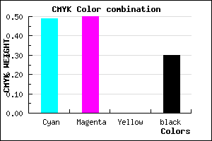 #5B5AB3 color CMYK mixer