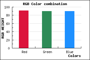 rgb background color #5B5A5A mixer