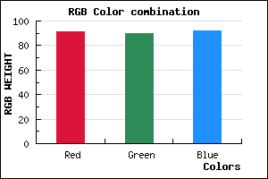 rgb background color #5B5A5C mixer