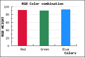 rgb background color #5B5A5D mixer