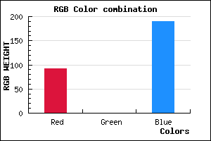 rgb background color #5C00BE mixer